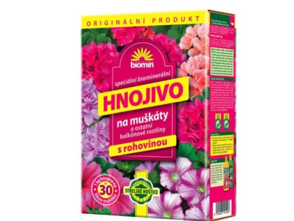 BIOMIN na muškáty a jiné balkonovky 1kg