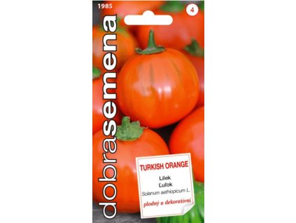 Lilek - TURKISH ORANGE - výprodej semen ex. 2024