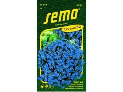 Lobelka drobná CRYSTAL PALACE modrá - výprodej semen ex. 2024