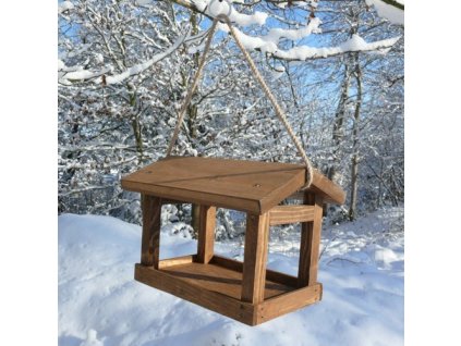 Krmítko pro ptáky- dub