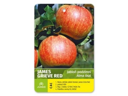 Jabloň JAMES GRIEVE RED - A2