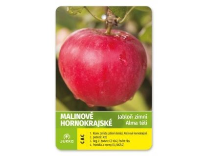 Jabloň MALINOVÉ HORNOKRAJSKÉ - M26