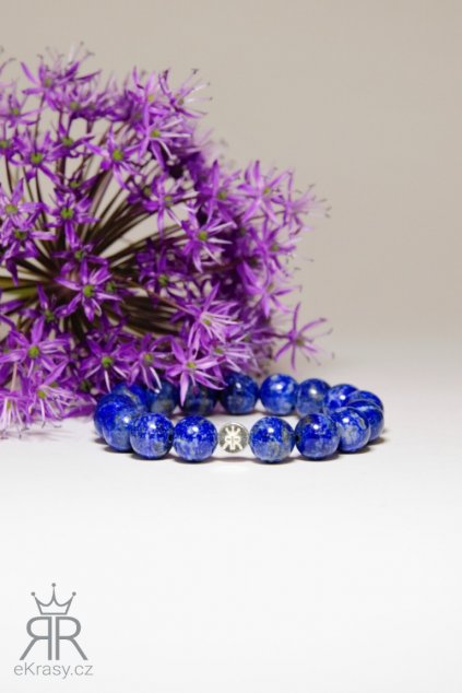 eKrasy náramek Konstancie - luxusní náramek pro ženu z přírodních kamenů - lapis lazuli