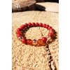 eKrasy sada Korál - červený náramek na ruku