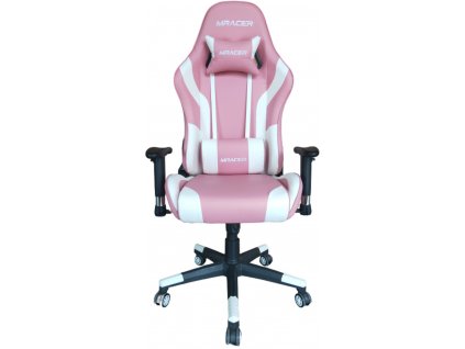 14428 herni zidle mracer kozenka bilo ruzova