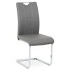 3043 4 jidelni zidle seda kozenka chrom autronic dcl 411 grey
