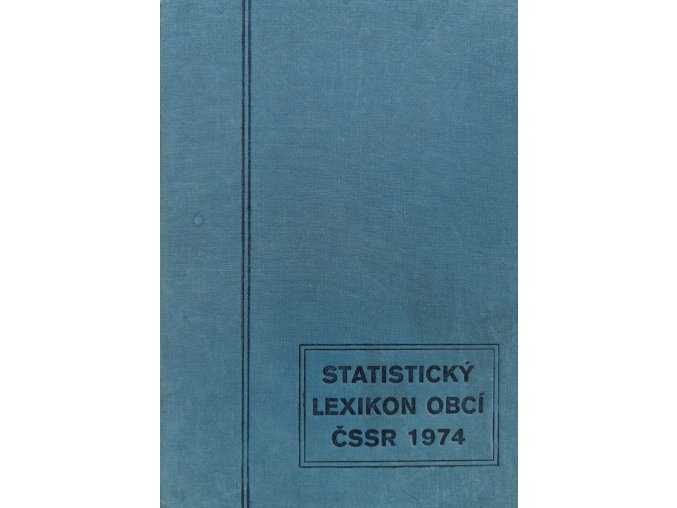 Statistický lexikon obcí ČSSR 1974 (1976)