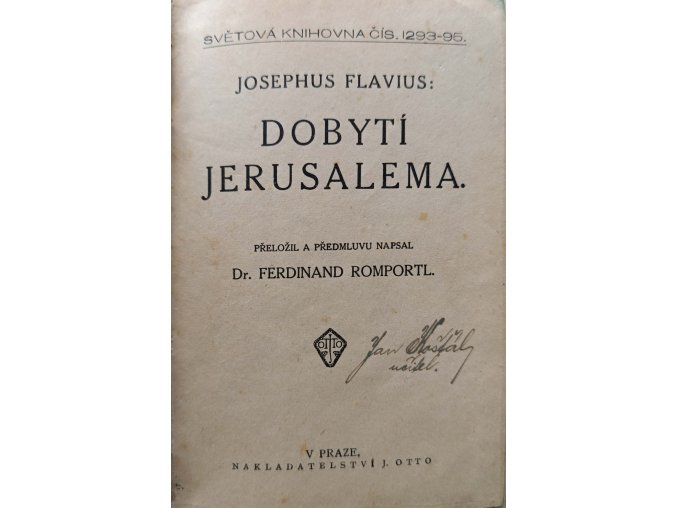Dobytí Jerusalema, Život Ježíšův (1917), M. Jan Hus