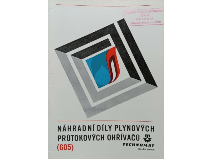 náhradní díly plynových průtokových ohřívačů (1974)