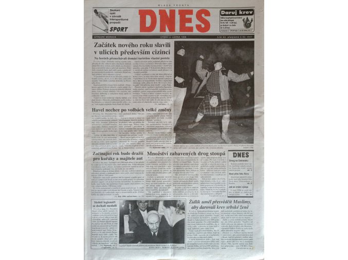 Mladá fronta DNES 1-304 (1996)