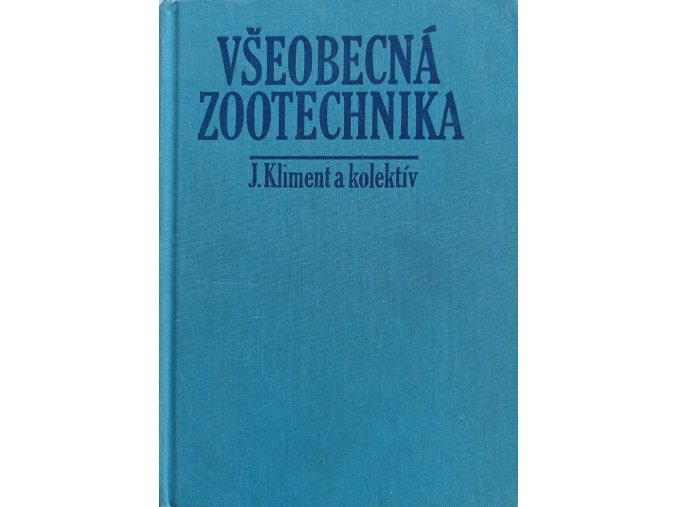 Všeobecná zootechnika (1985)
