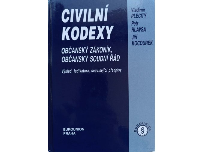 Civilní kodexy - Občanský zákoník, občanský soudní řád (2001)