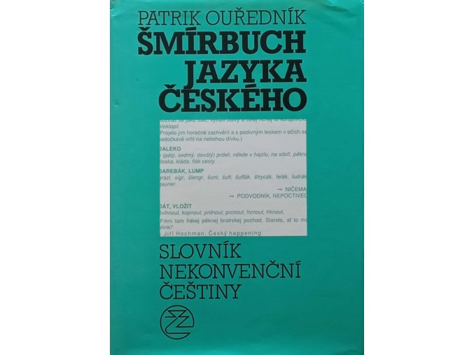 Šmírbuch jazyka českého - Slovník nekonvenční češtiny (1992)