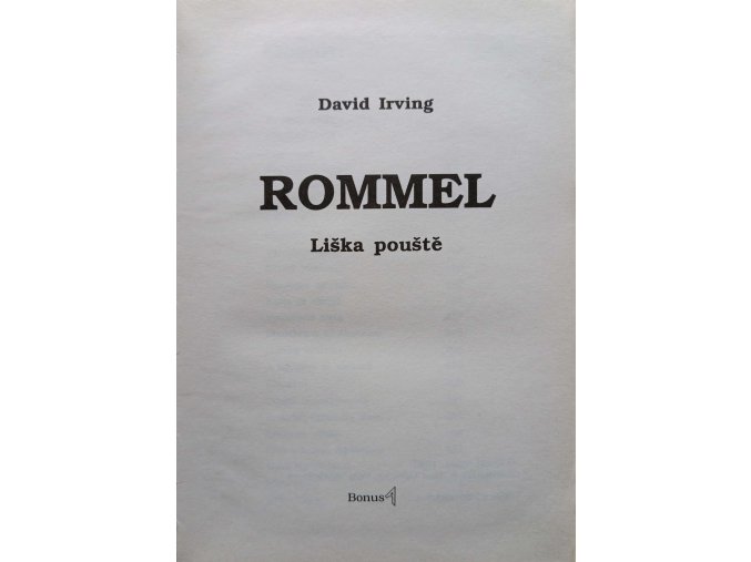Rommel - Liška pouště (1995)