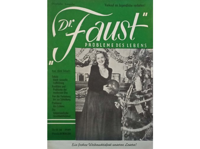Dr. Faust 34 - Probleme des lebens (1949)