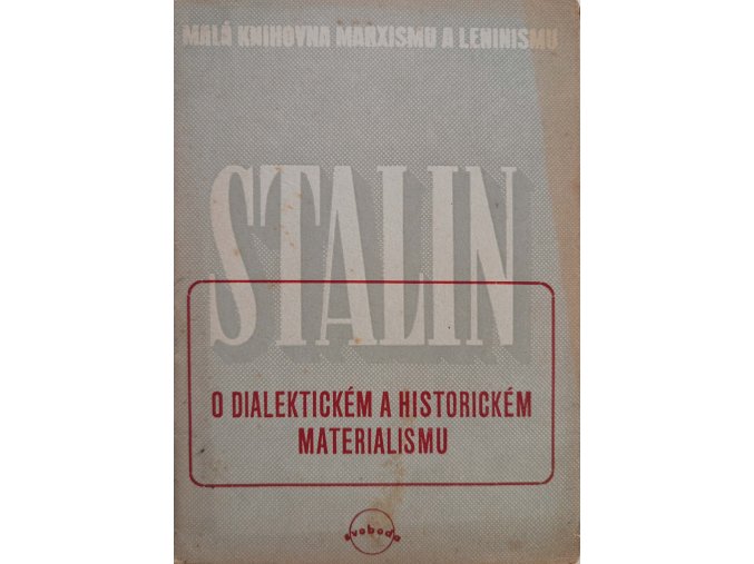 O dialektickém a historickém materialismu (1946)