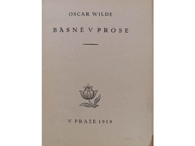 Básně v prose (1919)