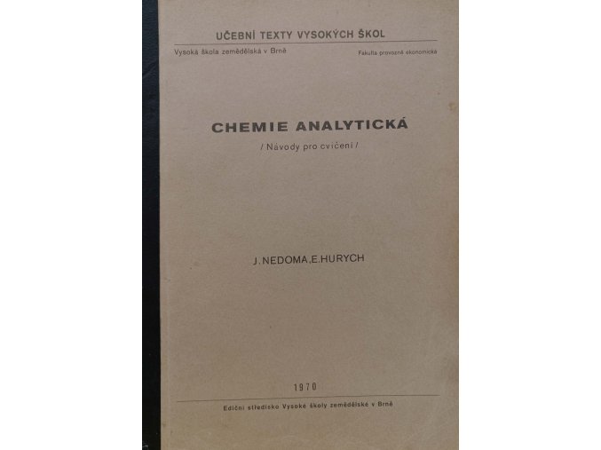 Chemie analytická (1970)
