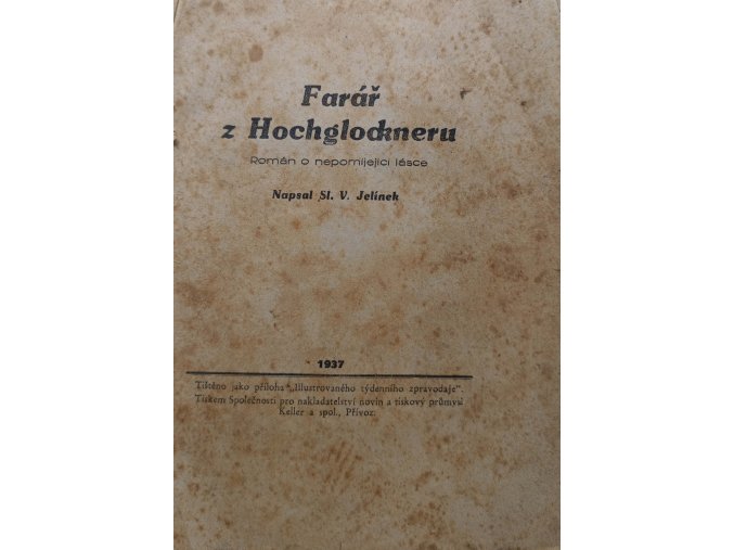 Farář z Hochglockneru (1937) nekompletní