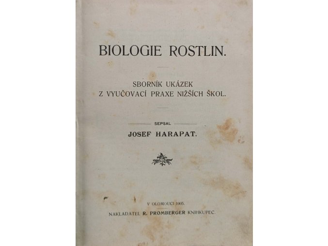 Biologie rostlin (1905)