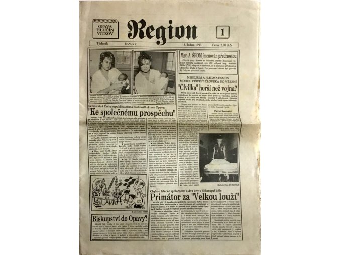 Region Opava, Hlučín, Vítkov (1993) nekompletní
