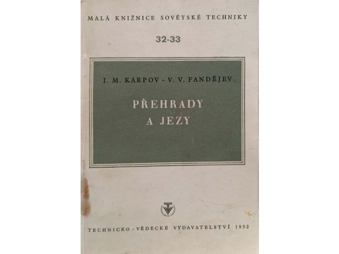 Přehrady a jezy (1952)