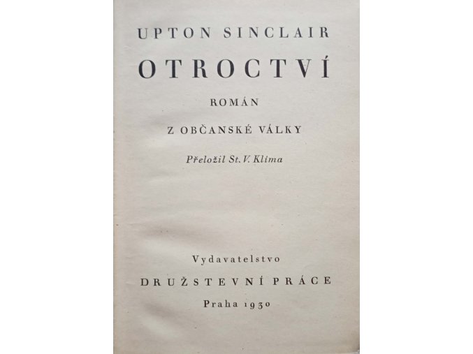 Otroctví (1930)