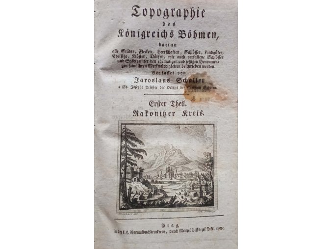 Topographie des Königreich Böhmens (1785)