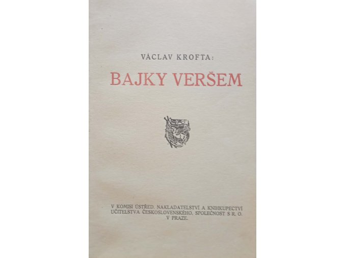 Bajky veršem