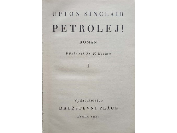 Petrolej! I.-II. (1931)