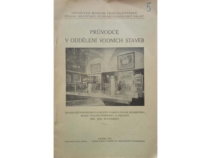 Průvodce v oddělení vodních staveb (1922)
