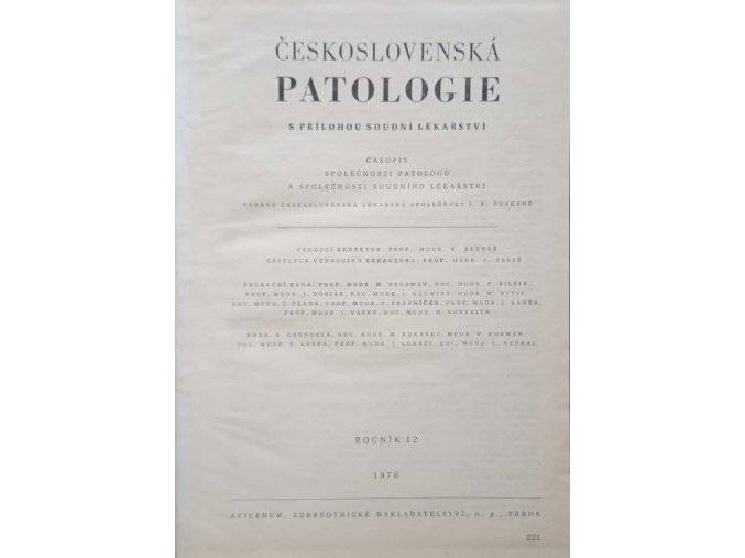 Československá patologie 1-4 (1976)