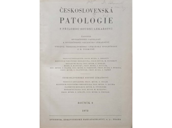 Československá patologie 1-4 (1973)