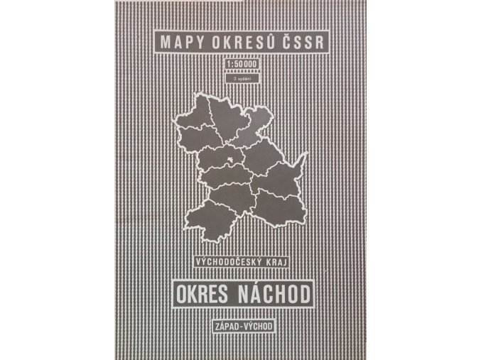 Východočeský kraj - Okres Náchod - Západ-Východ (1976)