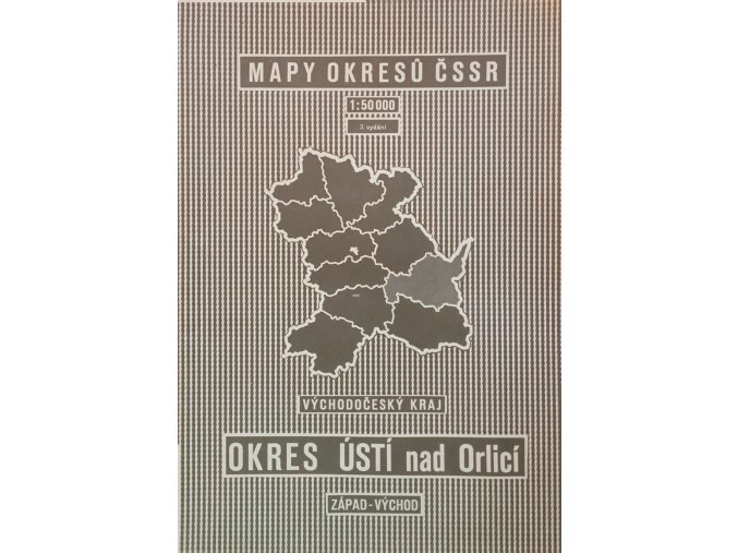 Východočeský kraj - Okres Ústí nad Orlicí - Západ-Východ (1976)