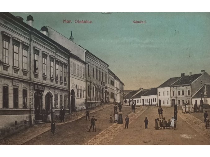 Mor. Olešnice. - Náměstí.