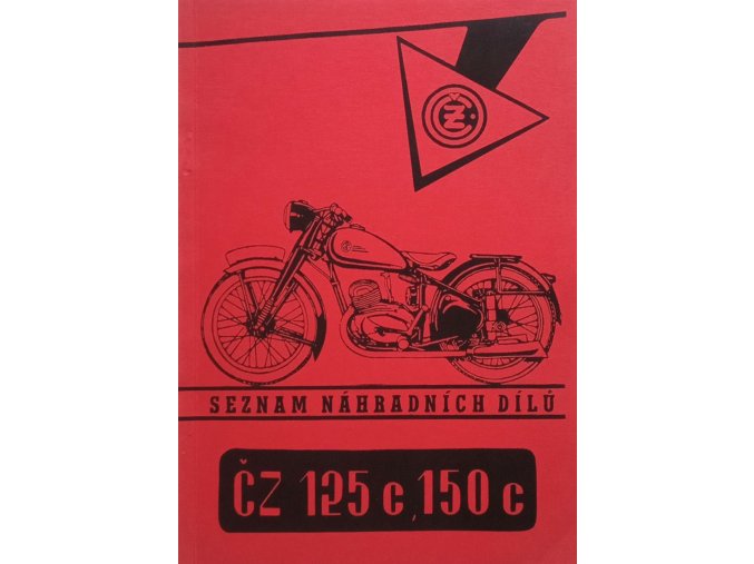 Seznam náhradních dílů - ČZ 125 c, 150 c (1951)