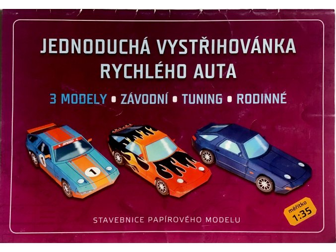 Jednoduchá vystřihovánka rychlého auta (2014)