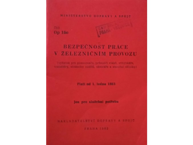 Bezpečnost práce v železničním provozu (1962)