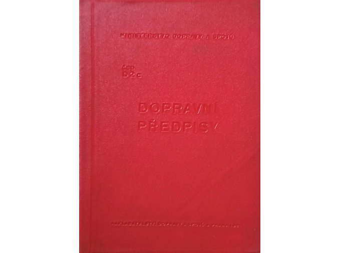 Dopravní předpisy - Výňatek pro posunovače a zarážkáře (1961)