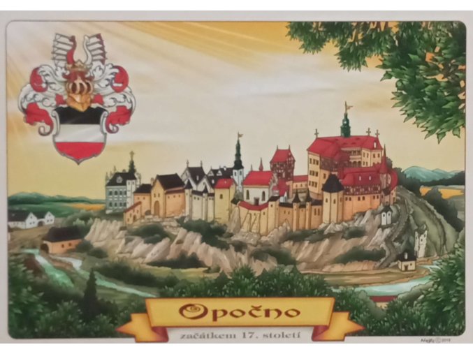 Opočno začátkem 17. století