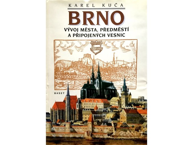 Brno - Vývoj města, předměstí a připojených vesnic (2000)