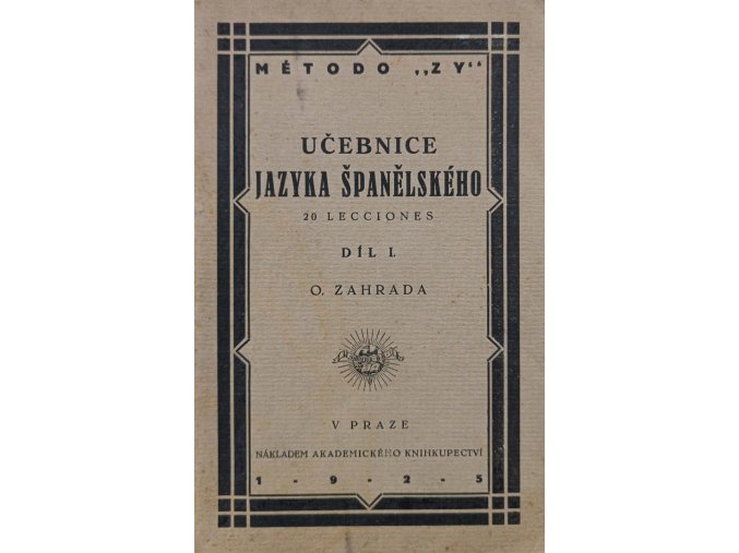 Učebnice jazyka španělského (1925)