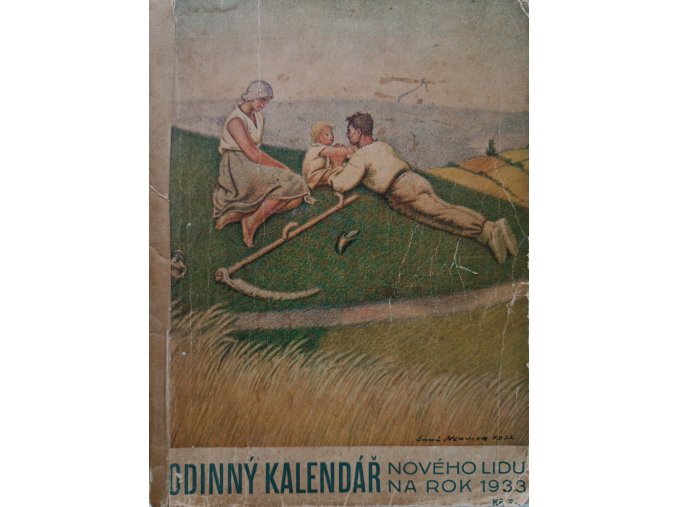 Rodinný kalendář nového lidu na rok 1933