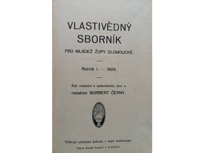Vlastivědný sborník pro mládež župy olomoucké 1-5 (1923)