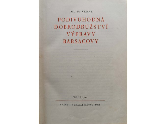 Podivuhodná dobrodružství výpravy Barsacovy (1951)