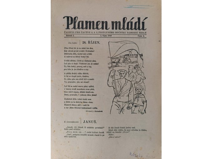 Plamen mládí 1-10 (1949-1950) nekompletní