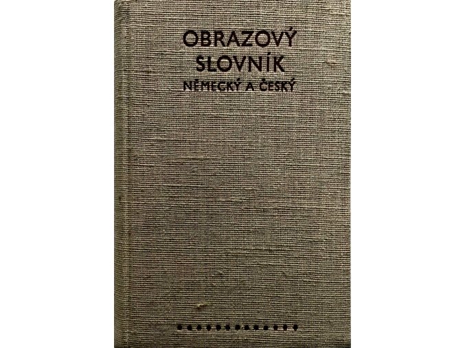 Obrazový slovník německý a český (1957)