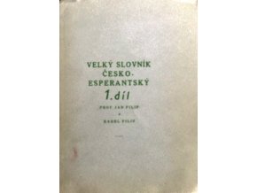 Velký slovník česko-esperantský 1-2