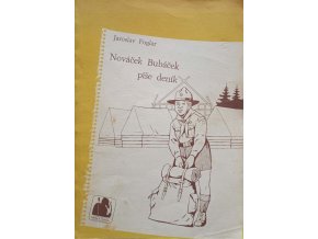 Nováček Bubáček píše deník (1990) podpis Jaroslava Foglara s datací